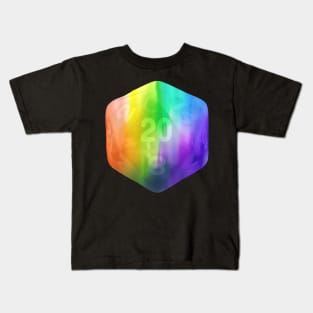 Nat20 Rainbow Pride Kids T-Shirt